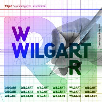 Logo typeface for the new name Wilgart