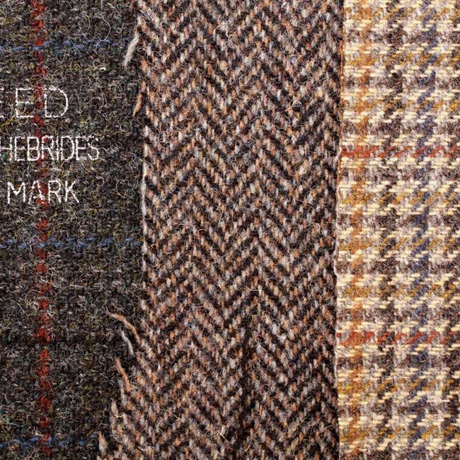 fabric sample of HarrisTweed