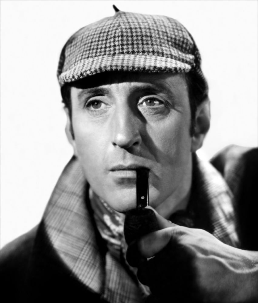 Basil Rathbone var Sherlock Holmes i filmene fra 1939 til 1946.