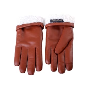 Anna pearl cognac handske