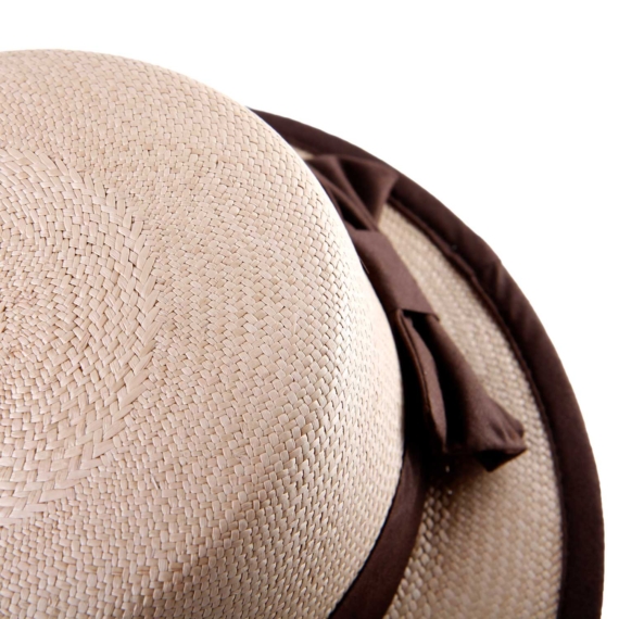Lucida Feminine Straw Hat (Natural) (Kopier) - Image 3