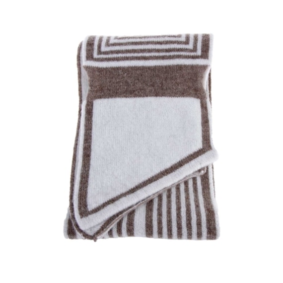 Striped cashmere scarf - Image 5