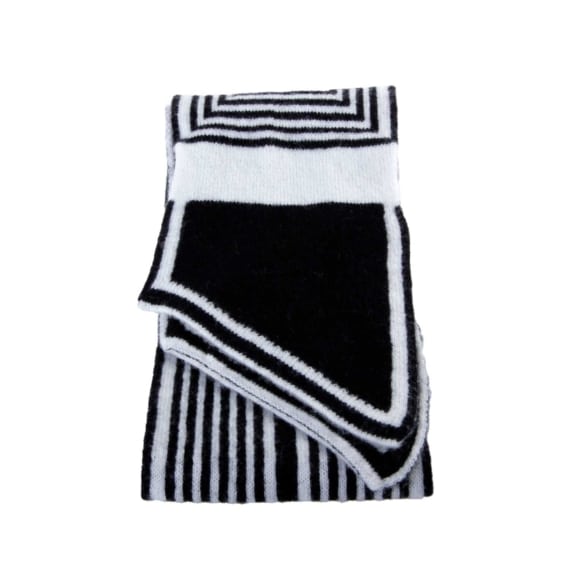 Striped cashmere scarf - Image 3