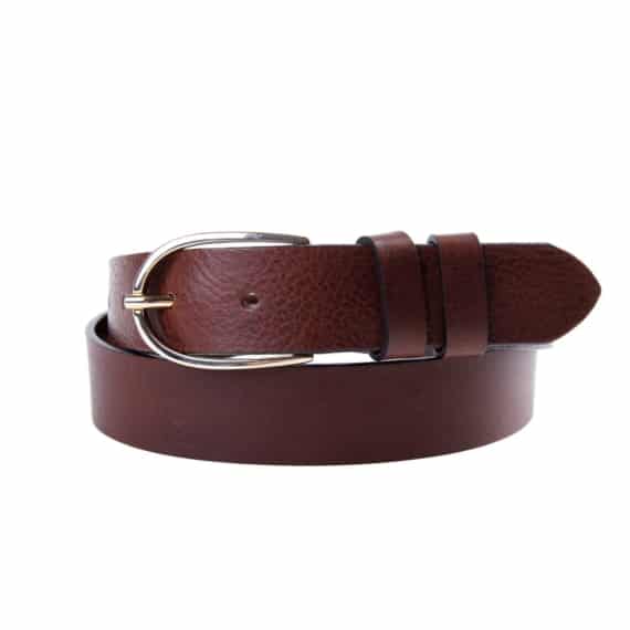 Kira wide brown belt