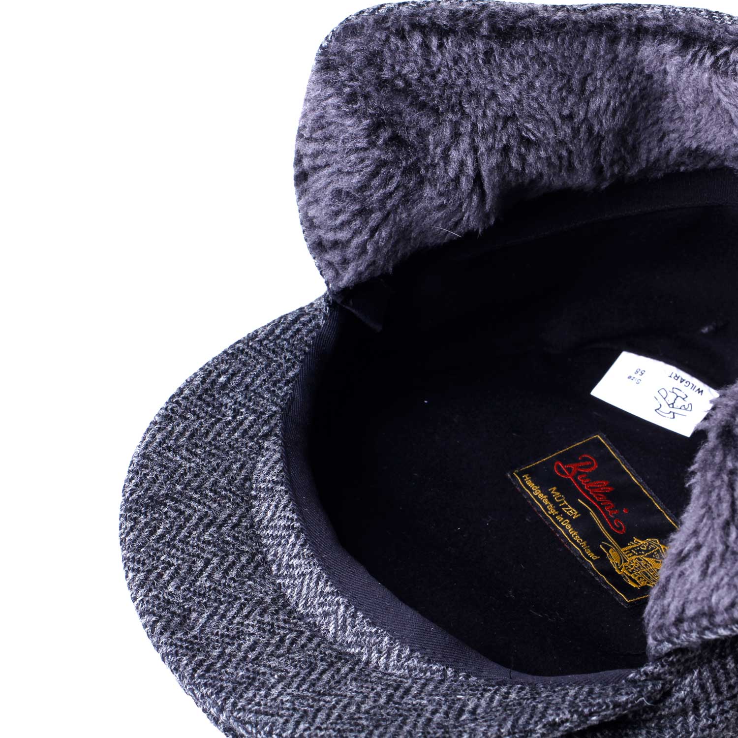 Haraldur flatcap with lambskin - Image 5