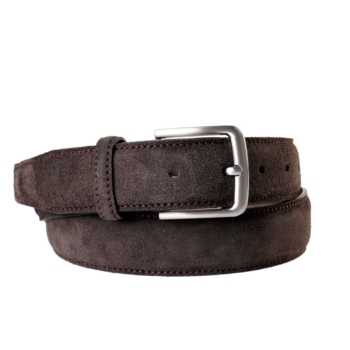 Mørkt ruskindsbælte (brun)